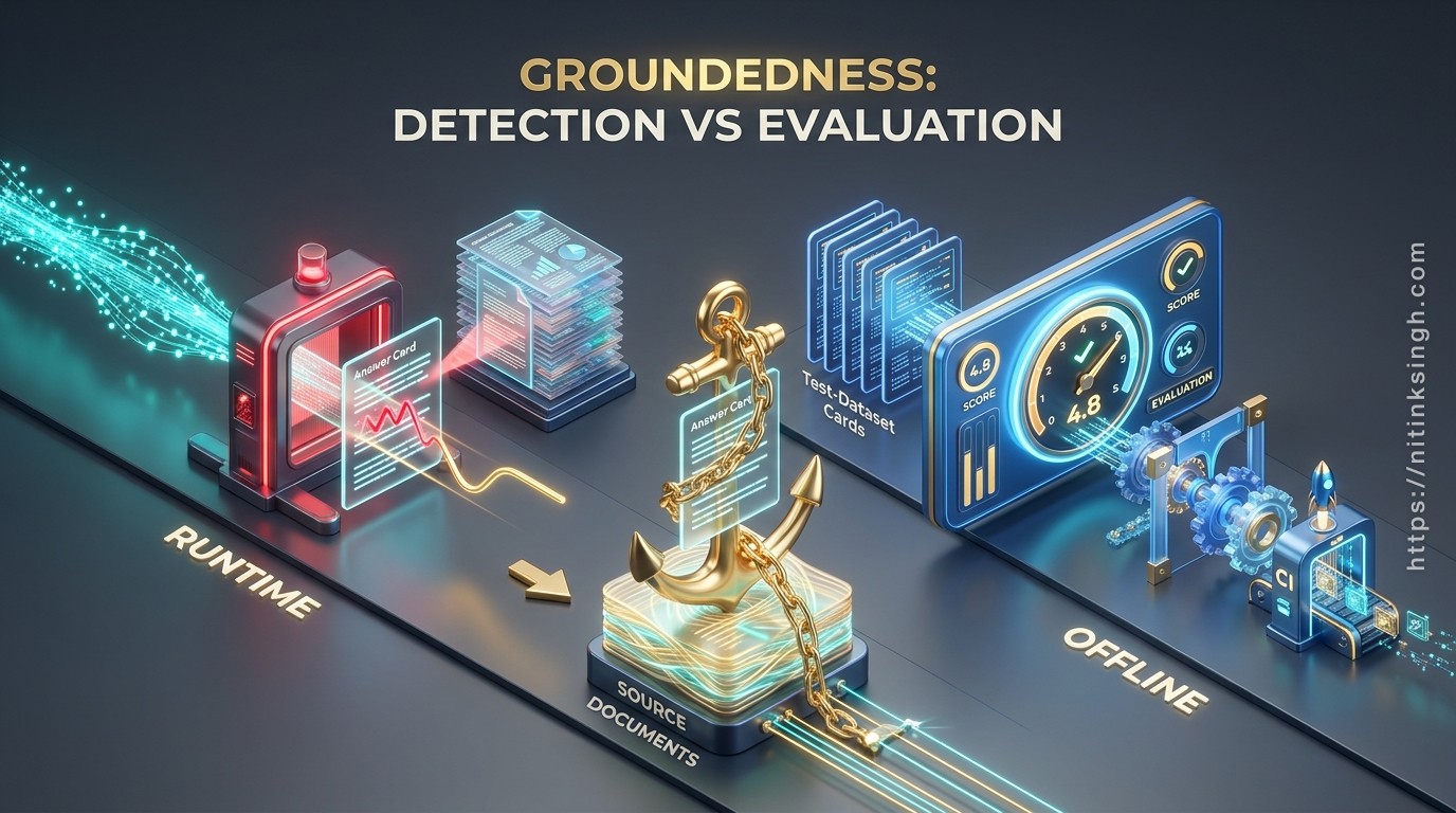 Groundedness Detection vs Groundedness Evaluation: Two Azure Products, One Name