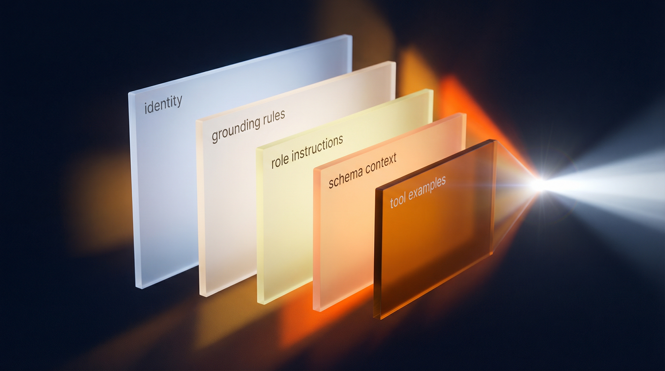Prompt Engineering for AI Agents -- Grounding, Roles, and YAML Configuration