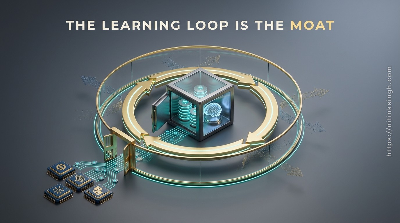 The Learning Loop Is the Moat: An Architect's Read on Nadella's Reverse Information Paradox